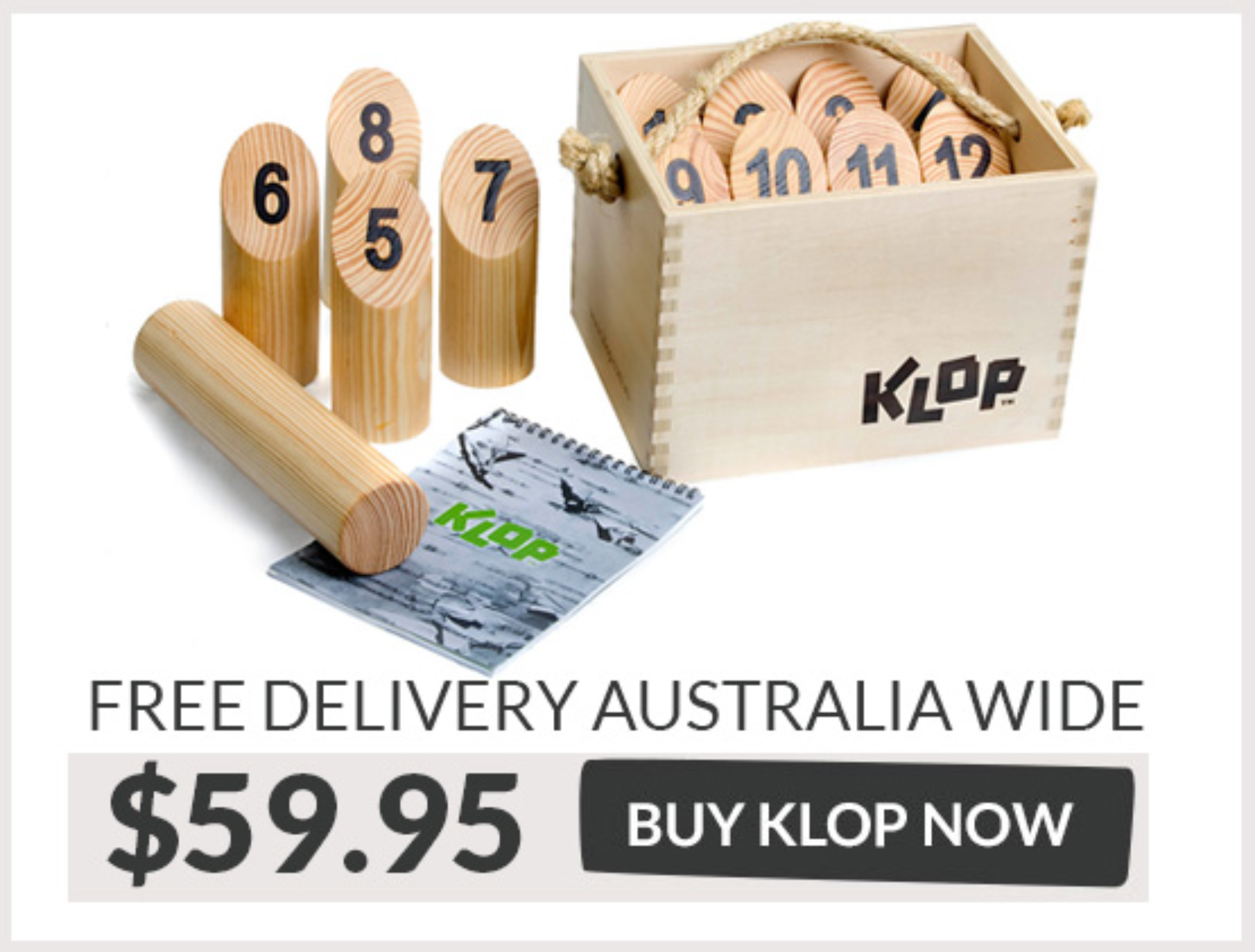 KLOP - The Addictive Outdoor Game Of Log Tossing Fun